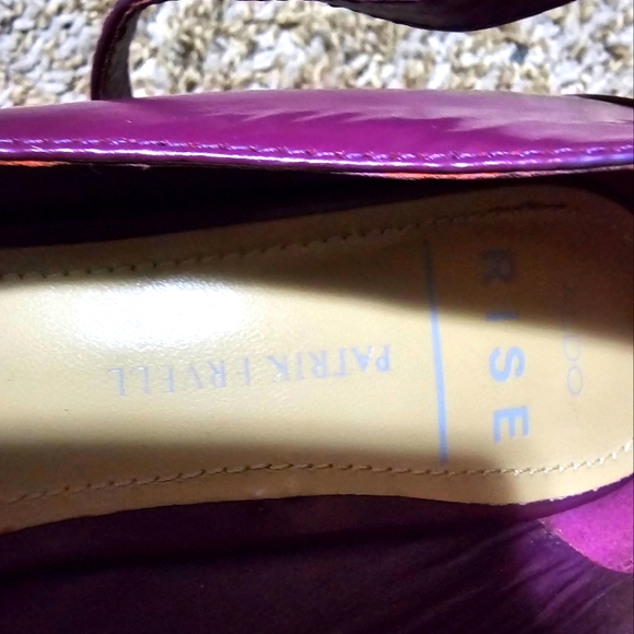 Aldo Purple Two-toned Platform Heels- Sz 8 - Picture 6 of 6